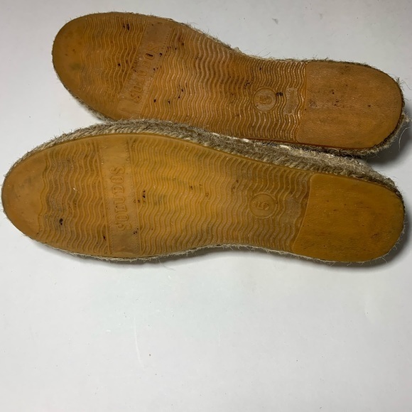 Soludos ikat Southwest espadrilles blue tan 5 - Picture 8 of 9